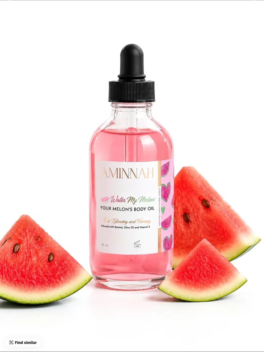 Water My Melon Pink Body Oil - Hydrating Women’s Body Oil